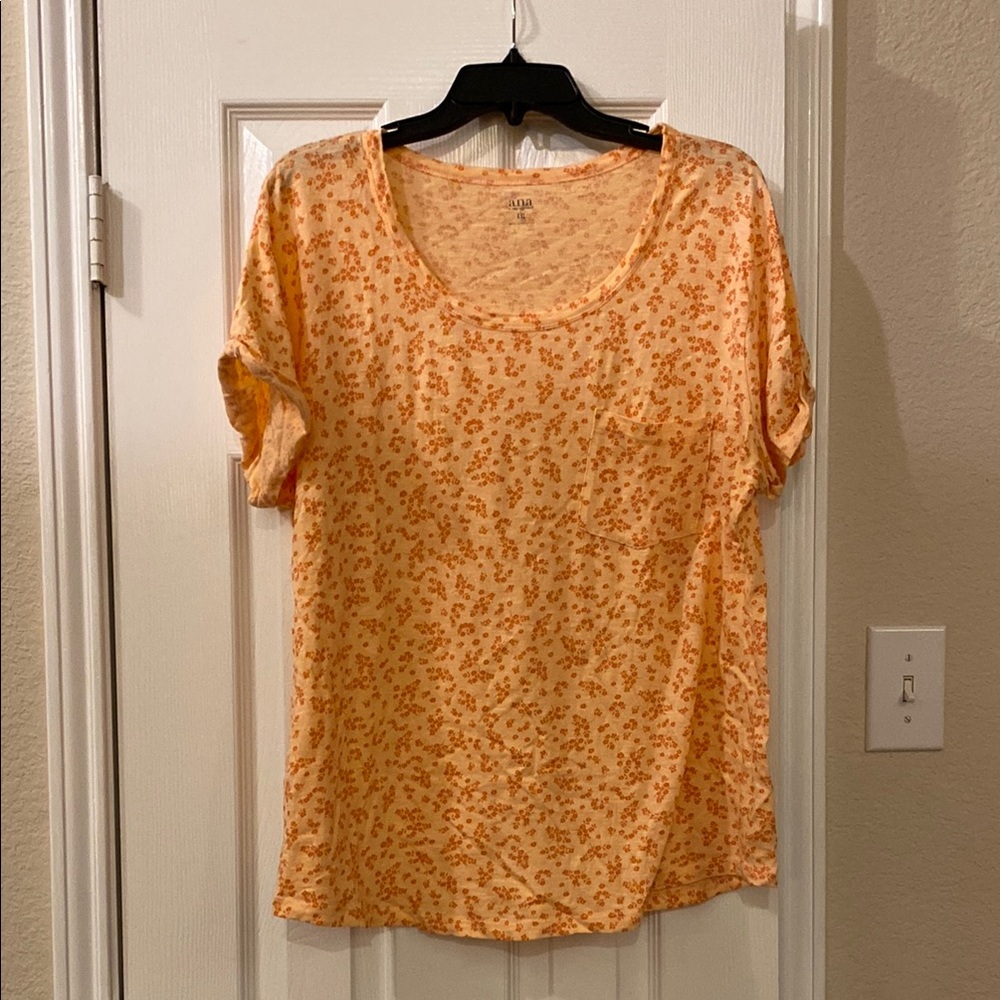 Floral Orange Top